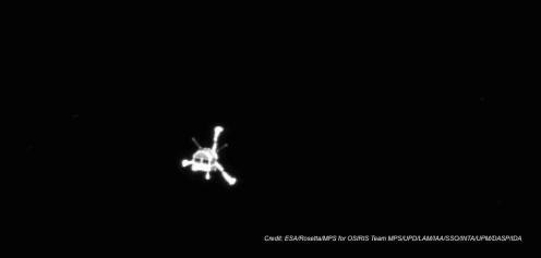 Philae seen by Rosetta