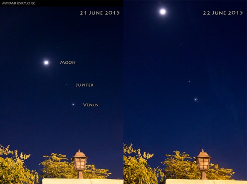 Moon Venus Jupiter 2015